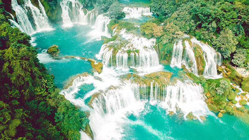 Trùng Khánh Cao Bằng thác Bản Giốc